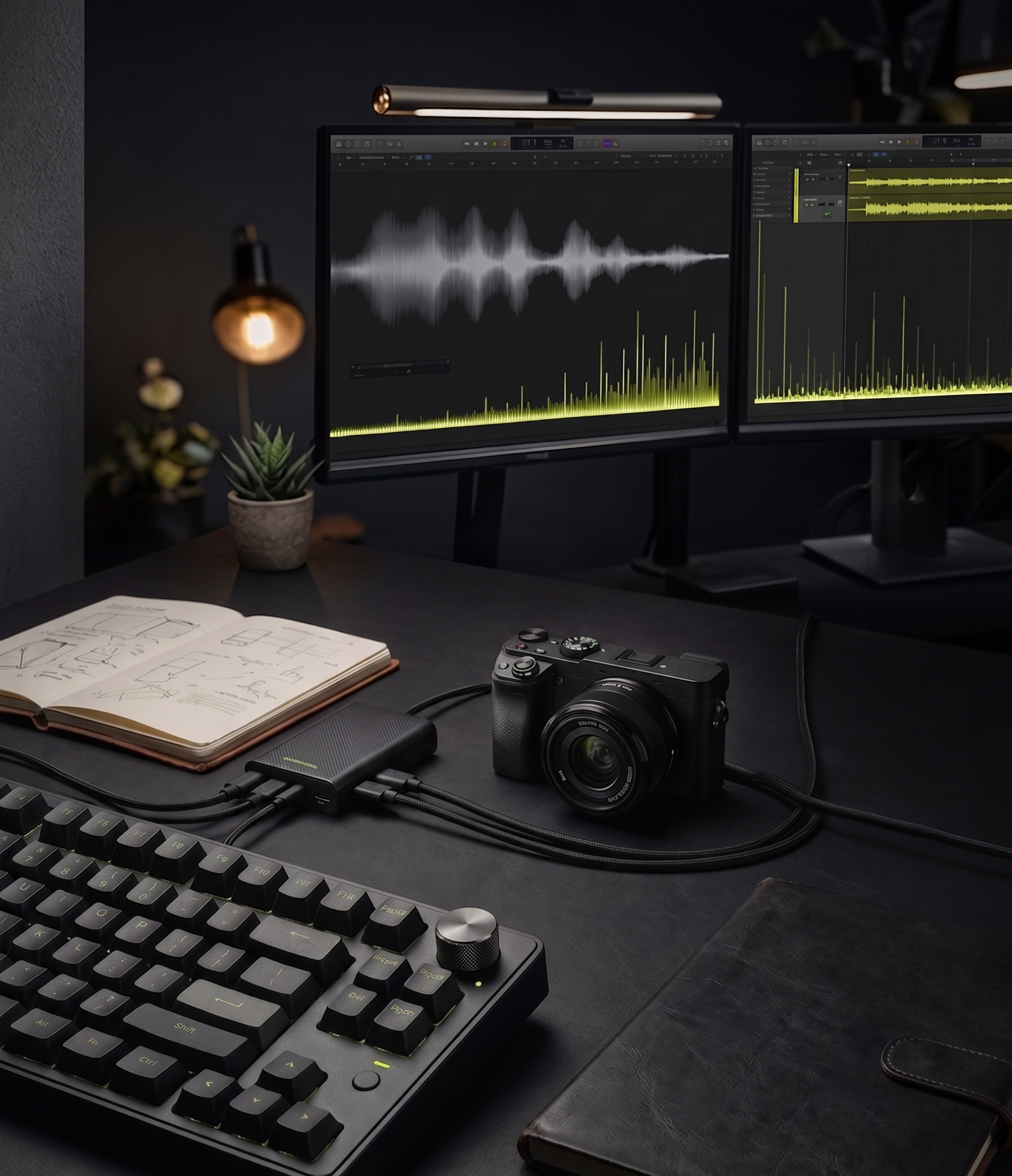 Dual Monitor Waveform Setup